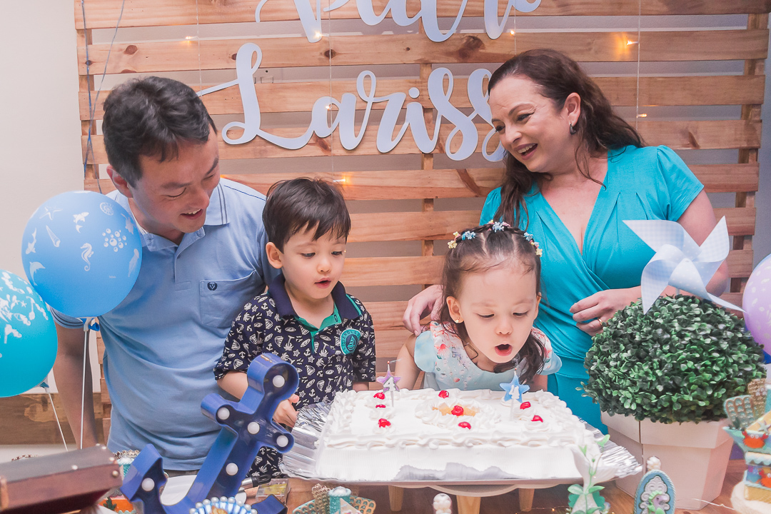 Aniversário infantil de 4 anos dos gêmeos Pedro e Larissa, Buffet Trelelê, Mooca - São Paulo/SP