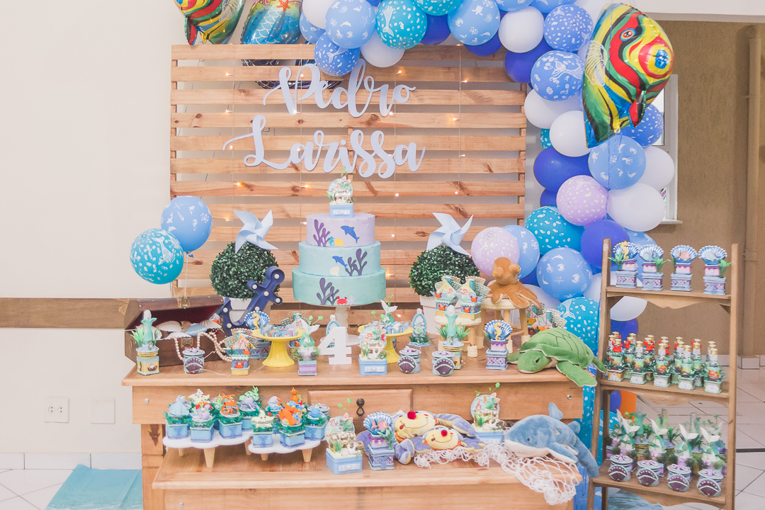 Aniversário infantil de 4 anos dos gêmeos Pedro e Larissa, Buffet Trelelê, Mooca - São Paulo/SP