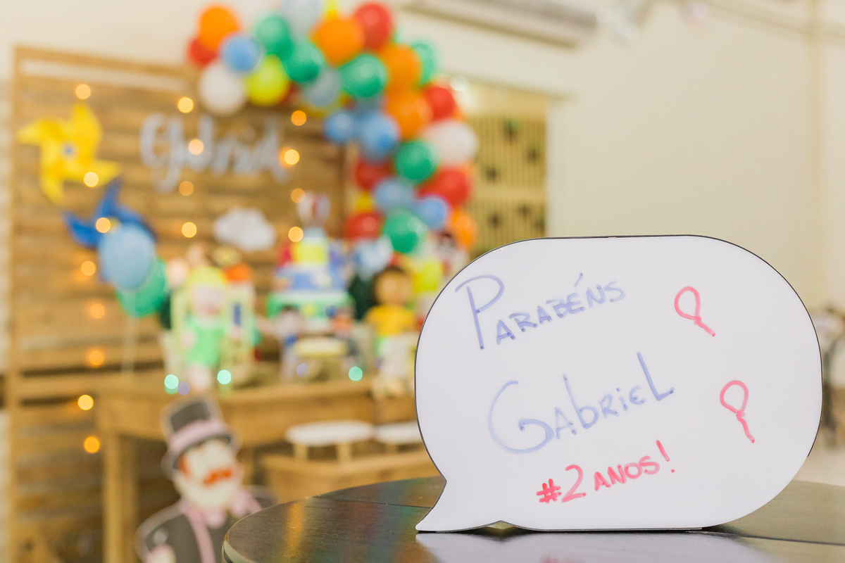 Aniversário infantil de 2 anos do Gabriel, Buffet Trelelê, Mooca - São Paulo/SP