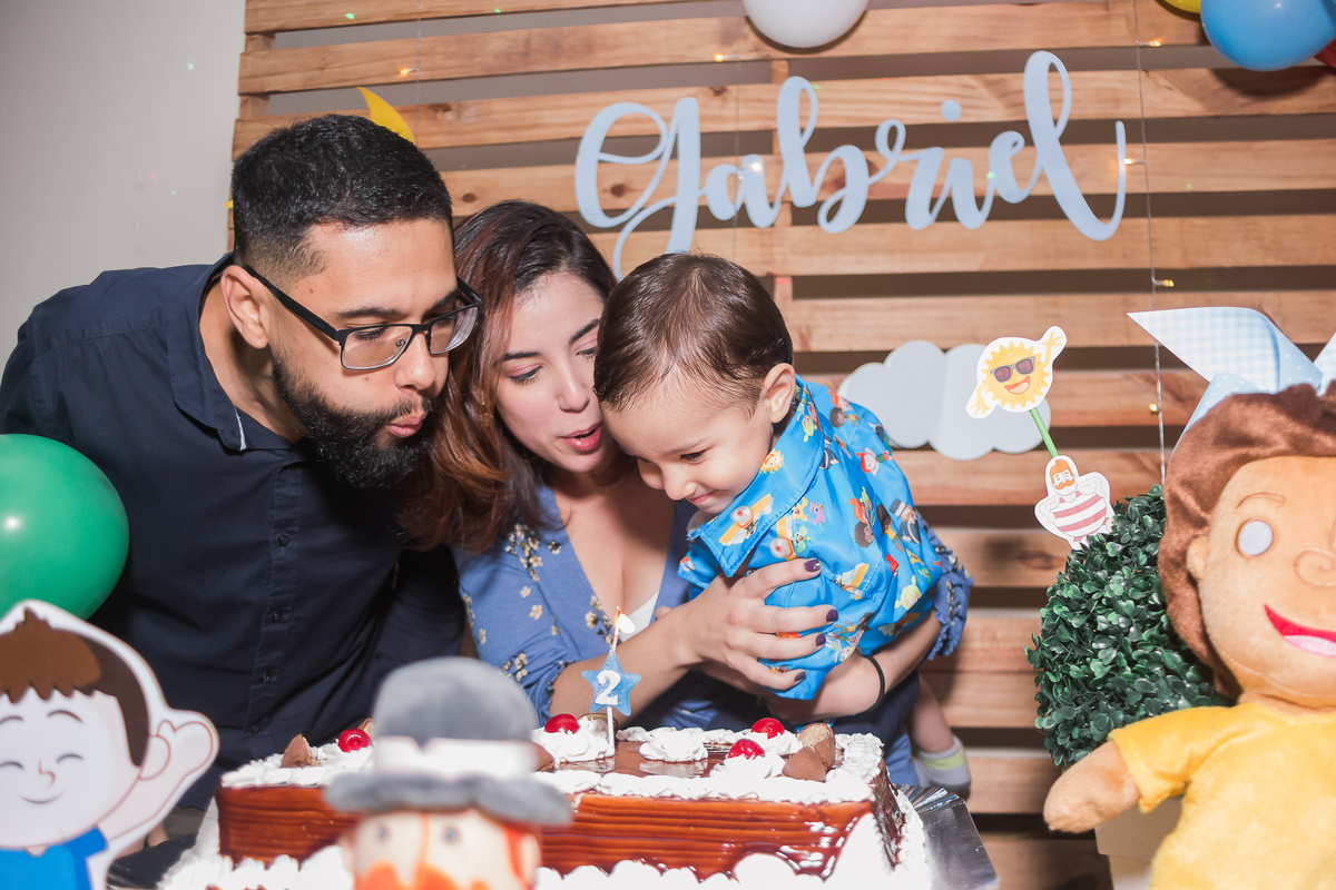 Aniversário infantil de 2 anos do Gabriel, Buffet Trelelê, Mooca - São Paulo/SP