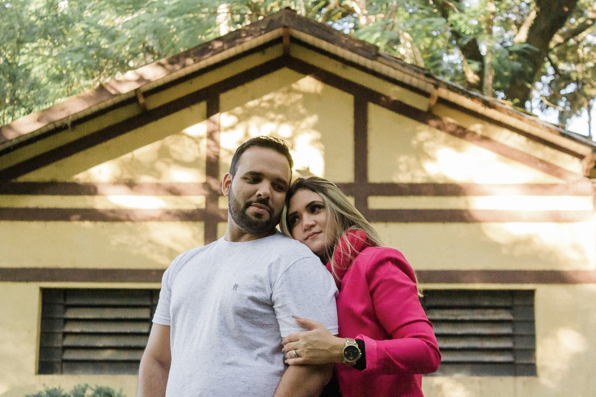 Pré-wedding no Parque da Água Branca em São Paulo/SP