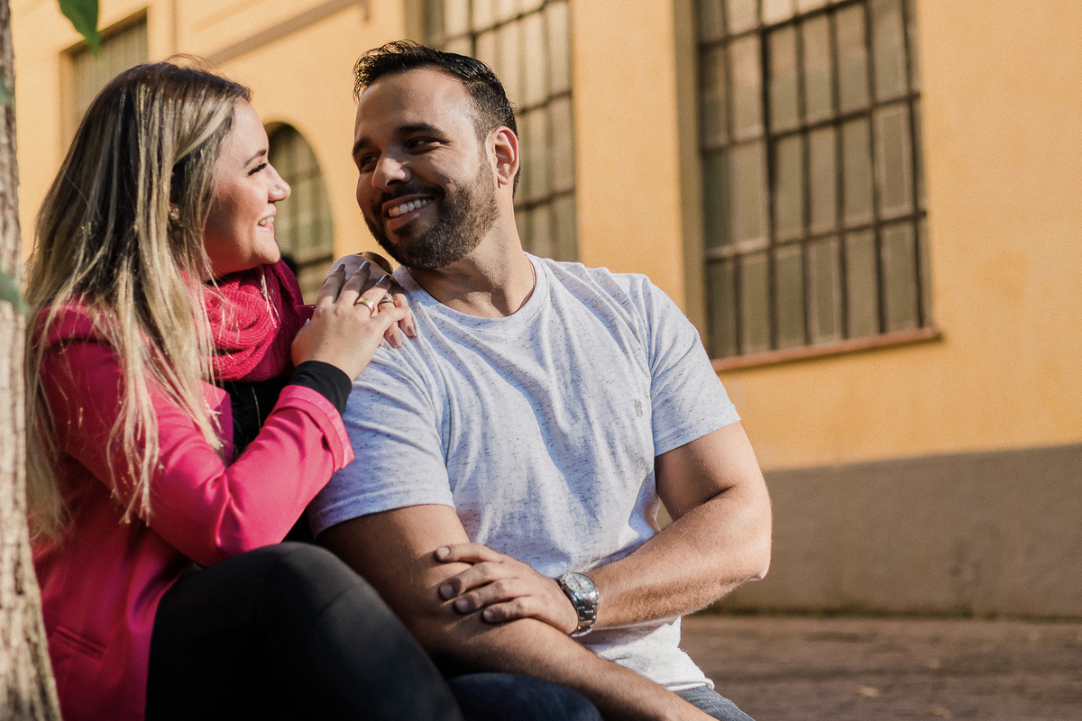 Pré-wedding no Parque da Água Branca em São Paulo/SP