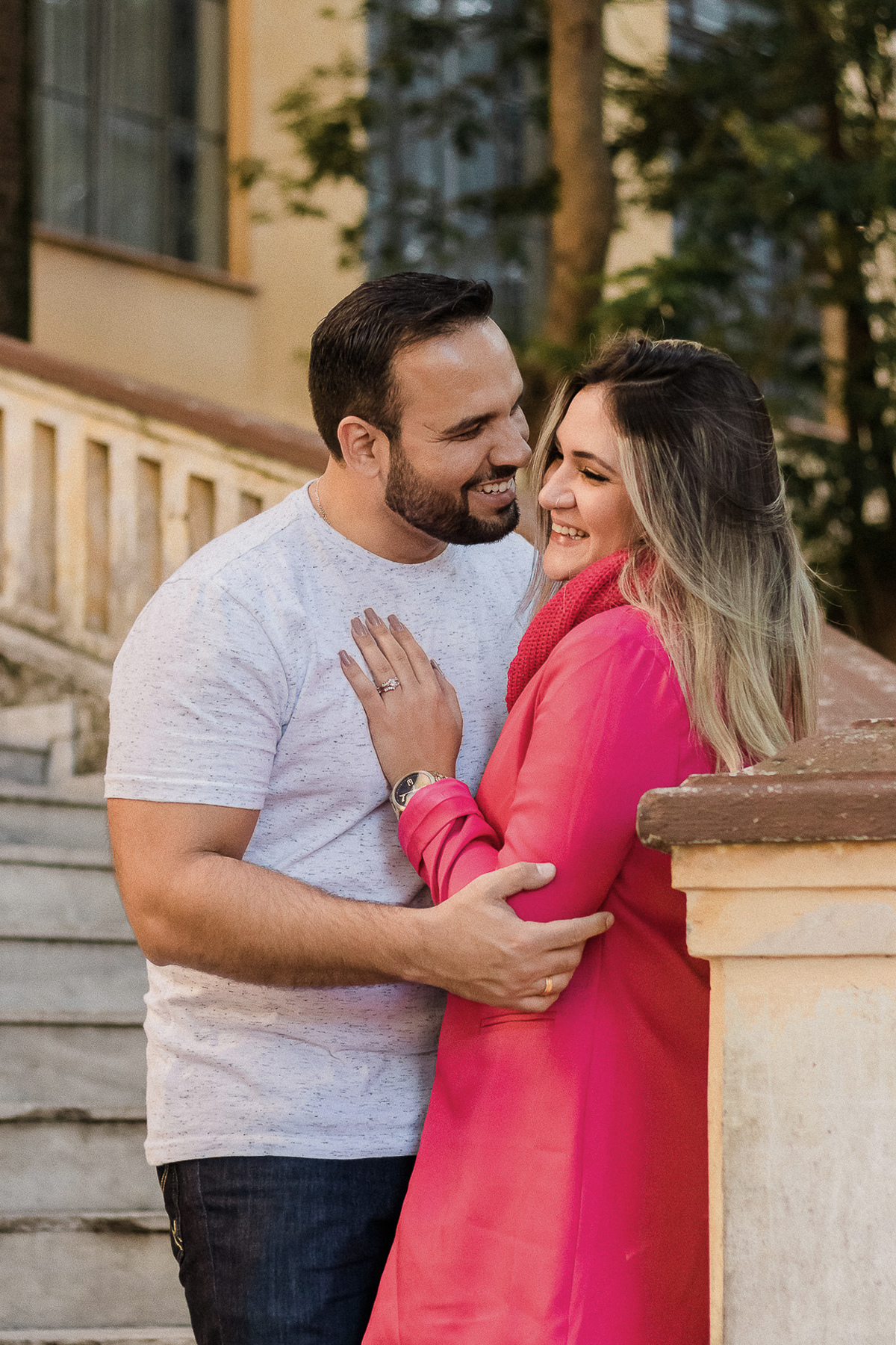 Pré-wedding no Parque da Água Branca em São Paulo/SP