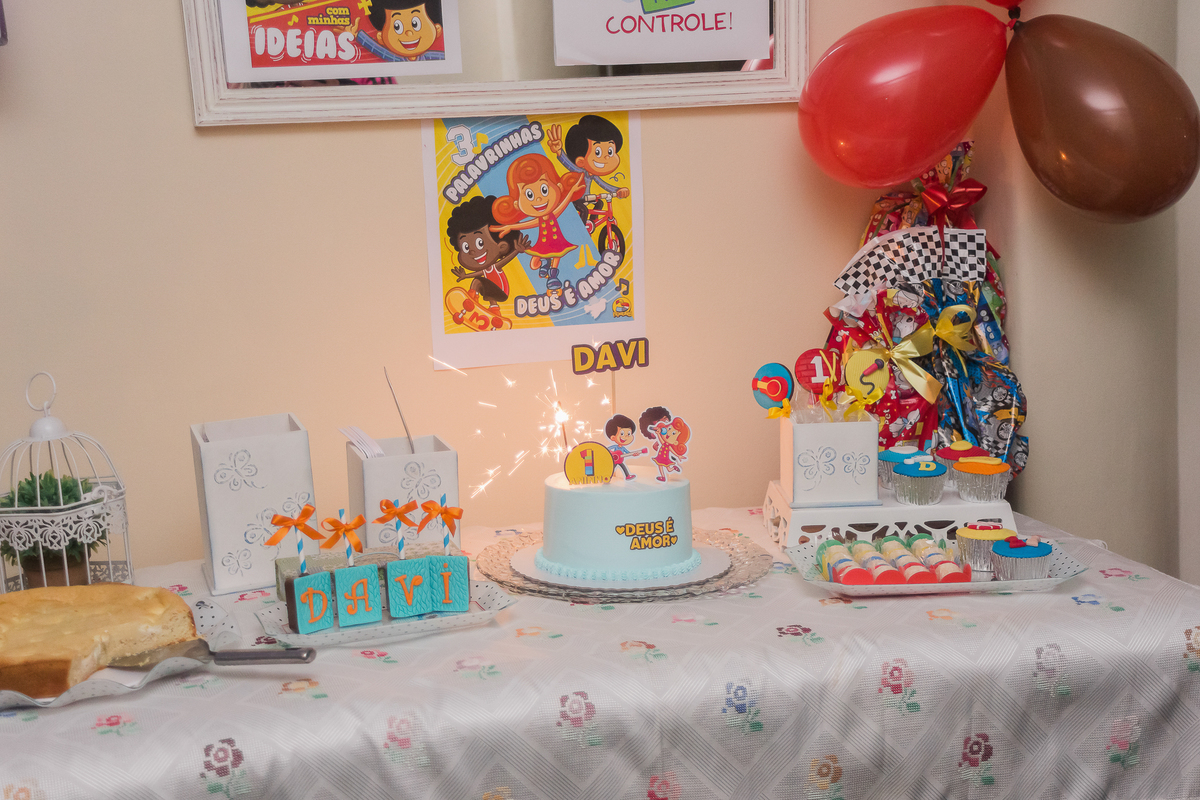 Aniversário infantil de 1 aninho do Davi no Cambuci - São Paulo/SP