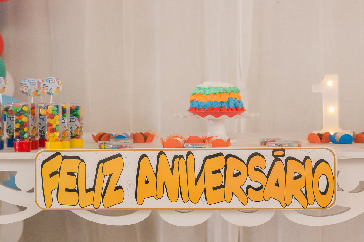 Aniversário infantil de 1 aninho do Gregory em Itapecerica da Serra/SP