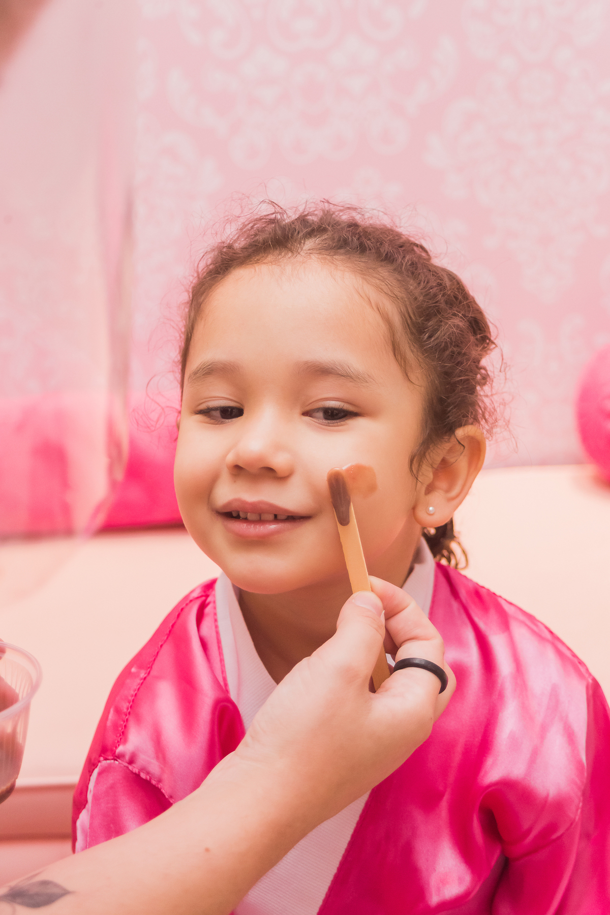 Aniversário infantil de 4 anos da Belinha, Spa Day no Pink Party em São Paulo/SP