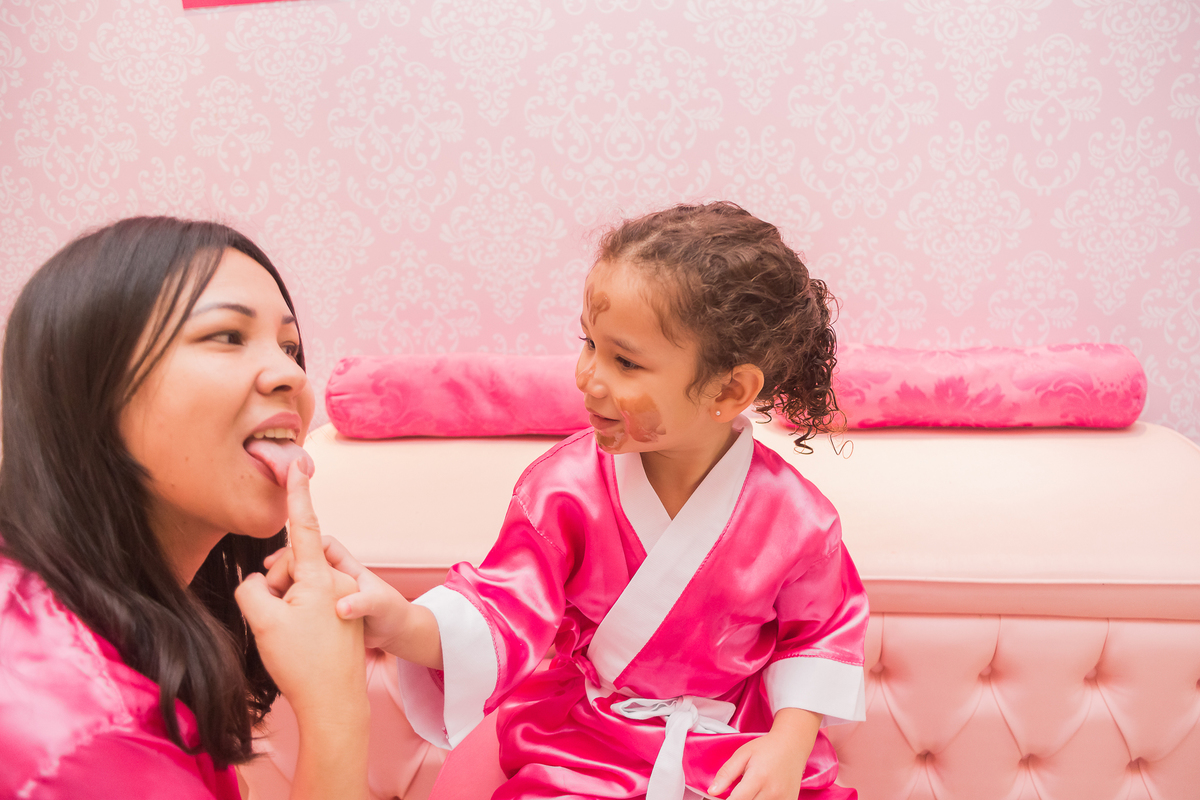 Aniversário infantil de 4 anos da Belinha, Spa Day no Pink Party em São Paulo/SP