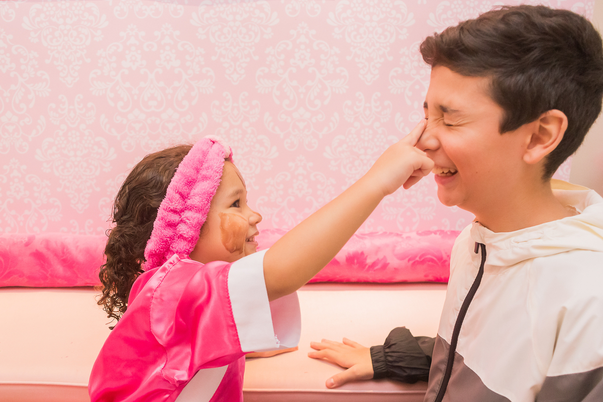 Aniversário infantil de 4 anos da Belinha, Spa Day no Pink Party em São Paulo/SP
