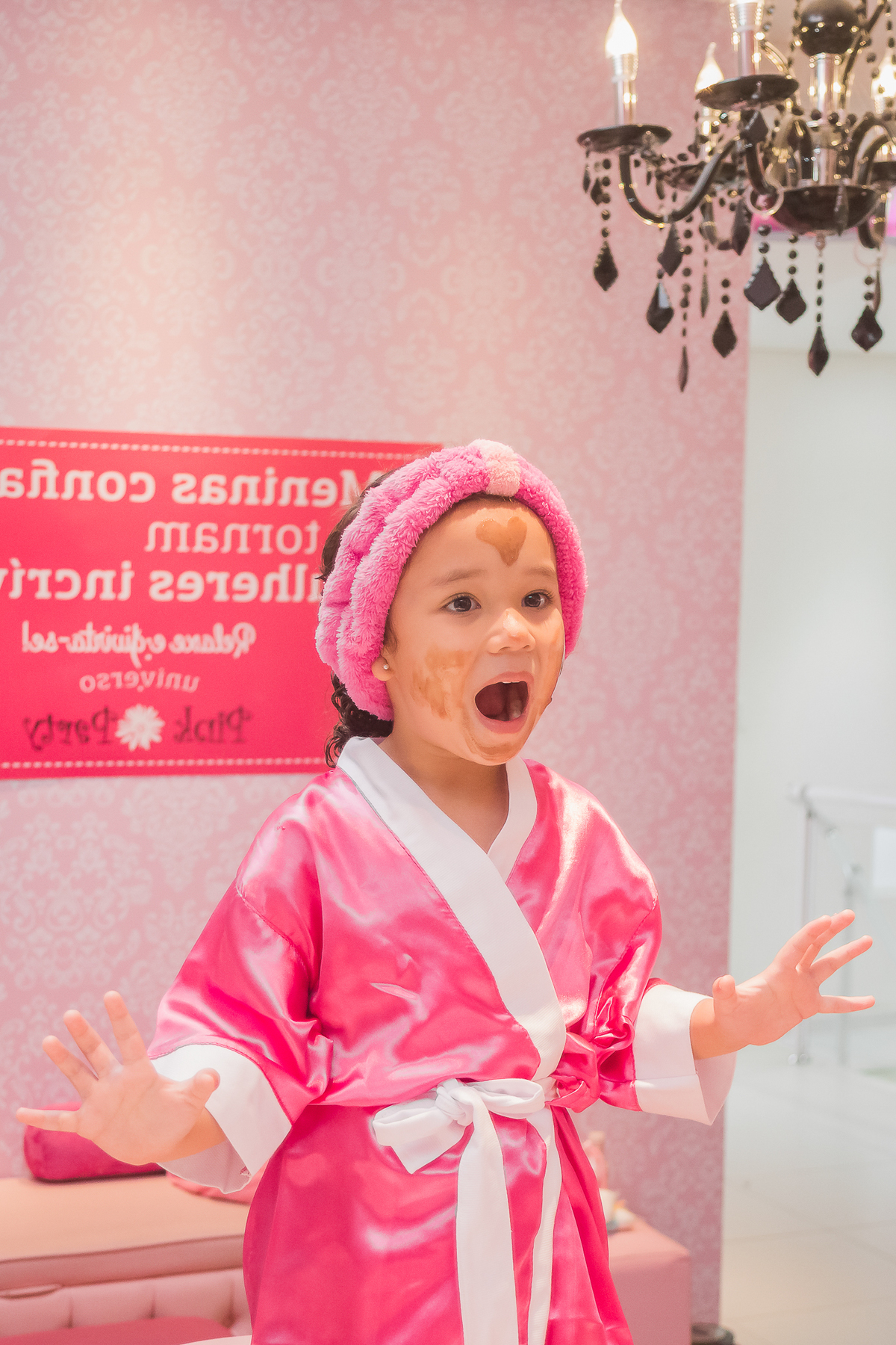 Aniversário infantil de 4 anos da Belinha, Spa Day no Pink Party em São Paulo/SP