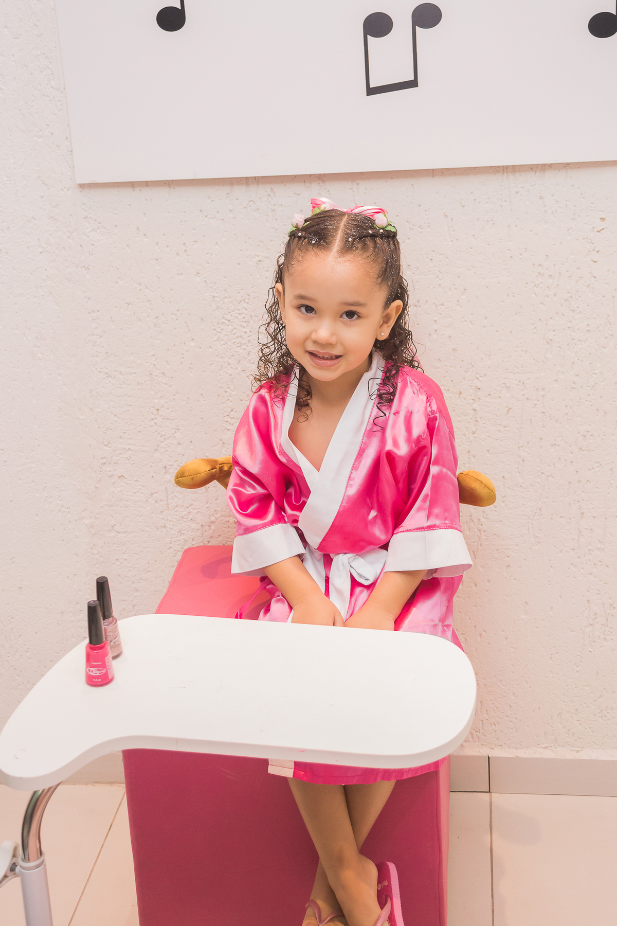Aniversário infantil de 4 anos da Belinha, Spa Day no Pink Party em São Paulo/SP