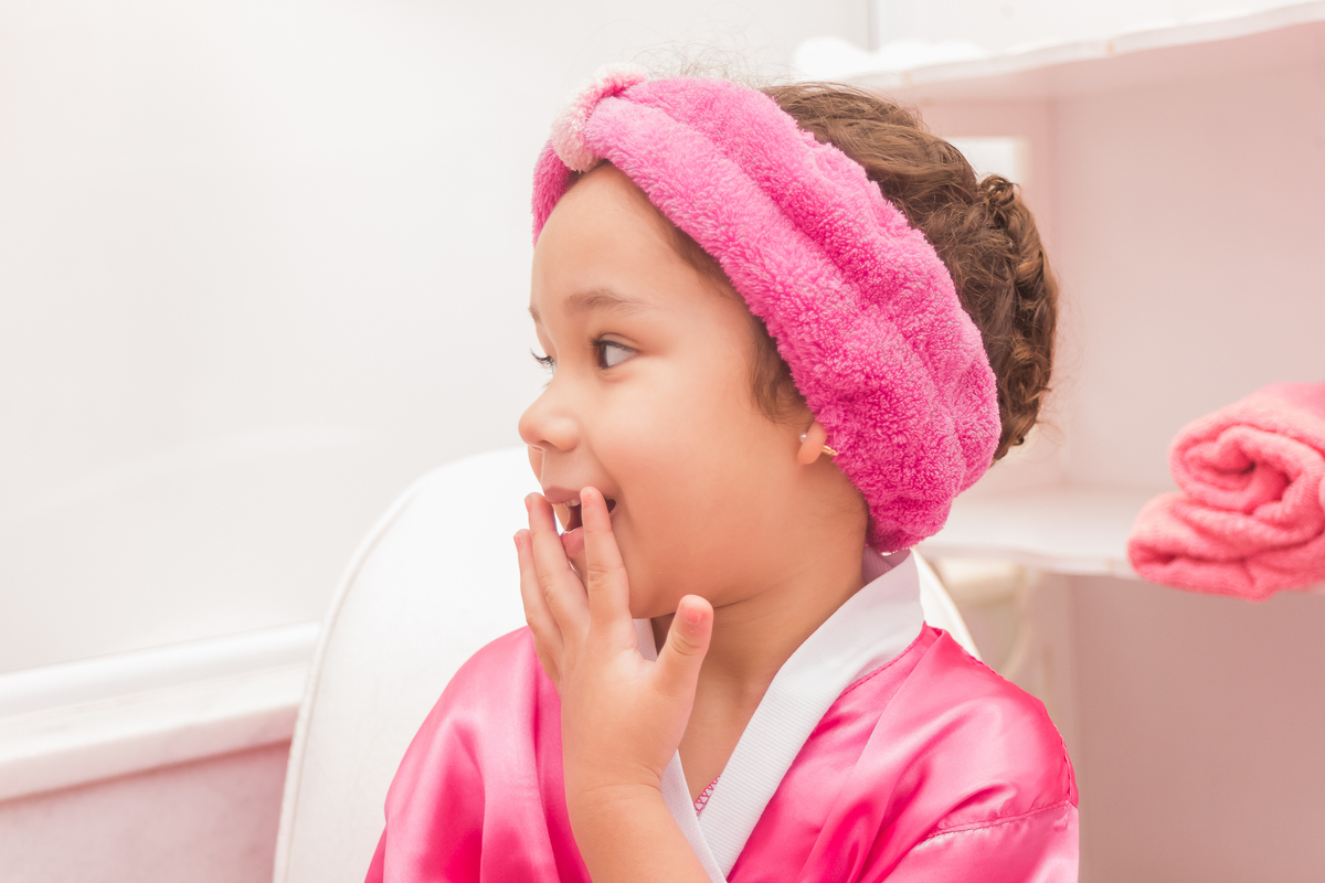 Aniversário infantil de 4 anos da Belinha, Spa Day no Pink Party em São Paulo/SP