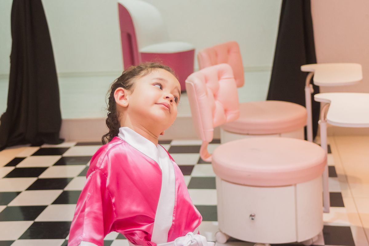 Aniversário infantil de 4 anos da Belinha, Spa Day no Pink Party em São Paulo/SP