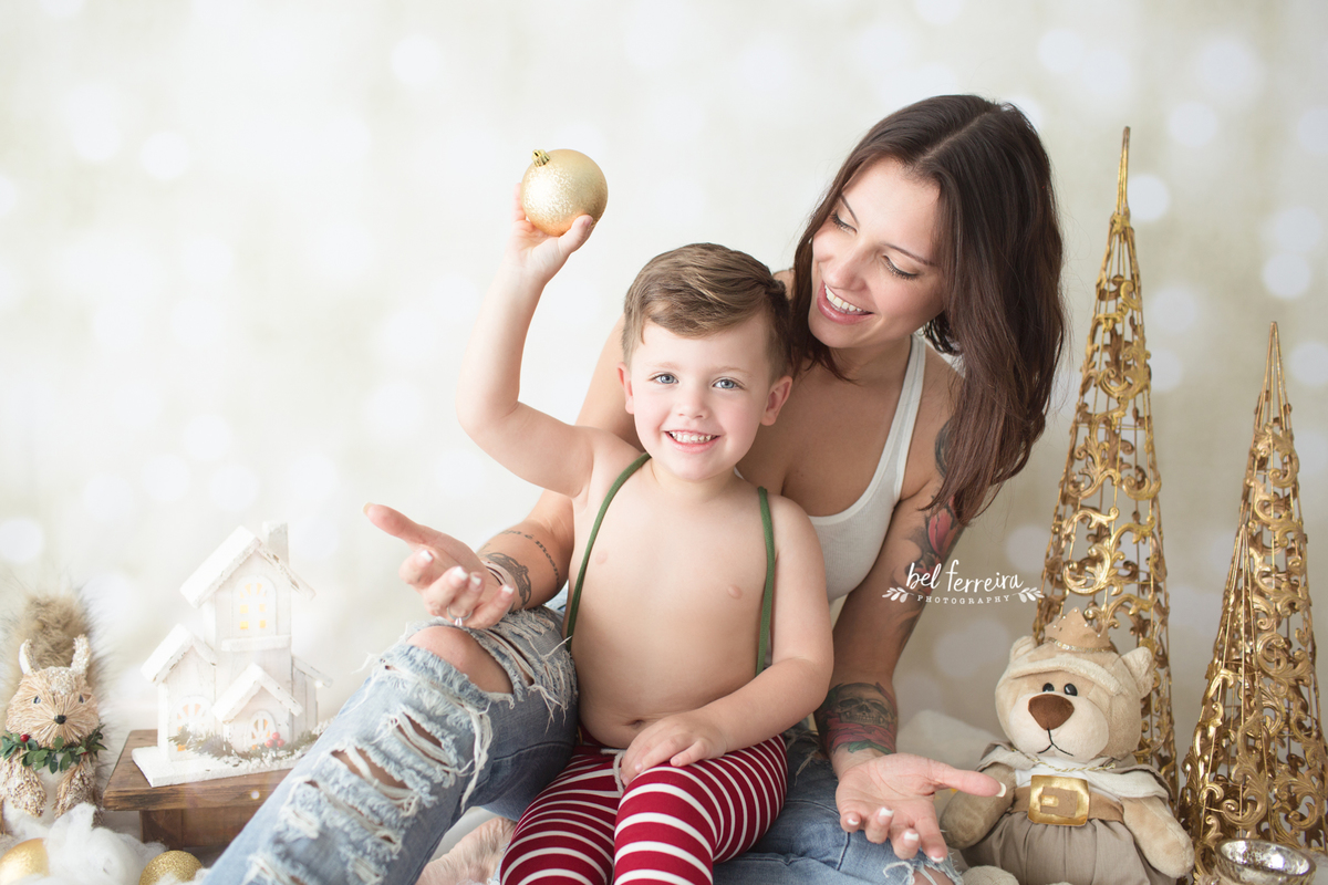 mini sessão de Natal Theo