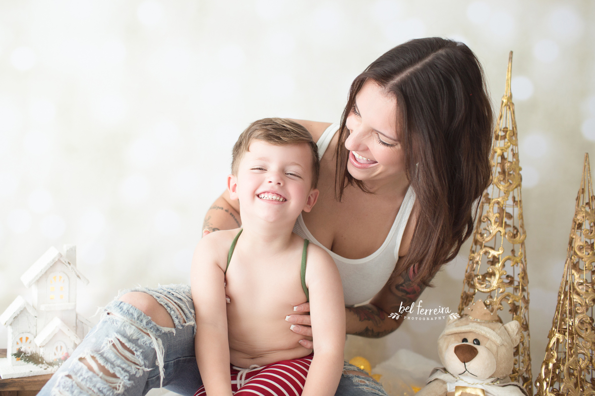 mini sessão de Natal Theo