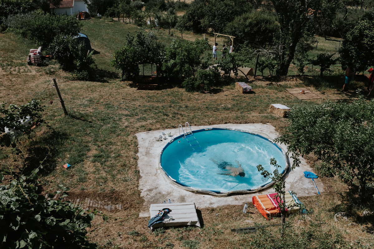 Piscina casa casamento