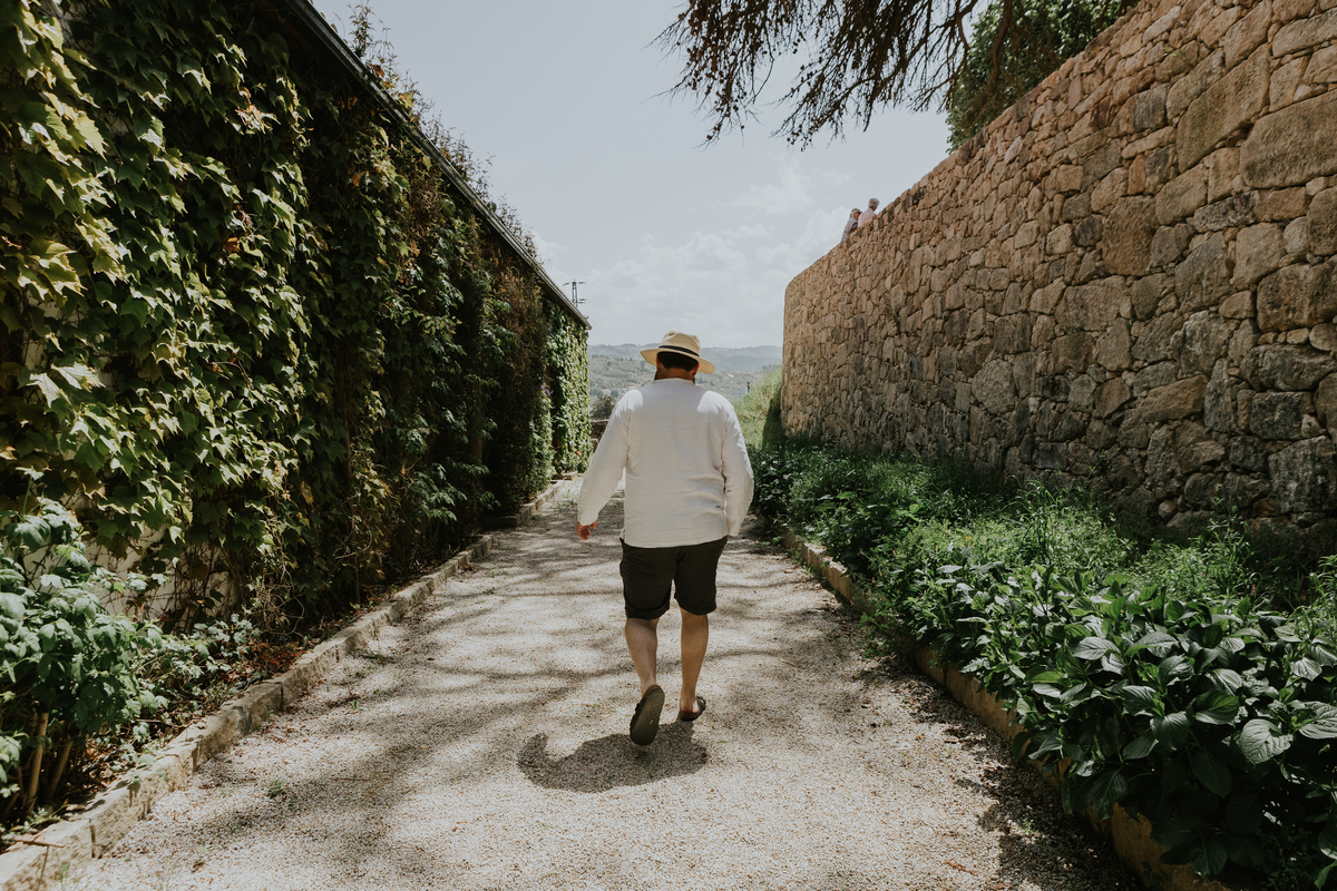 Exterior jardim hotel rural casa viscondes varzea