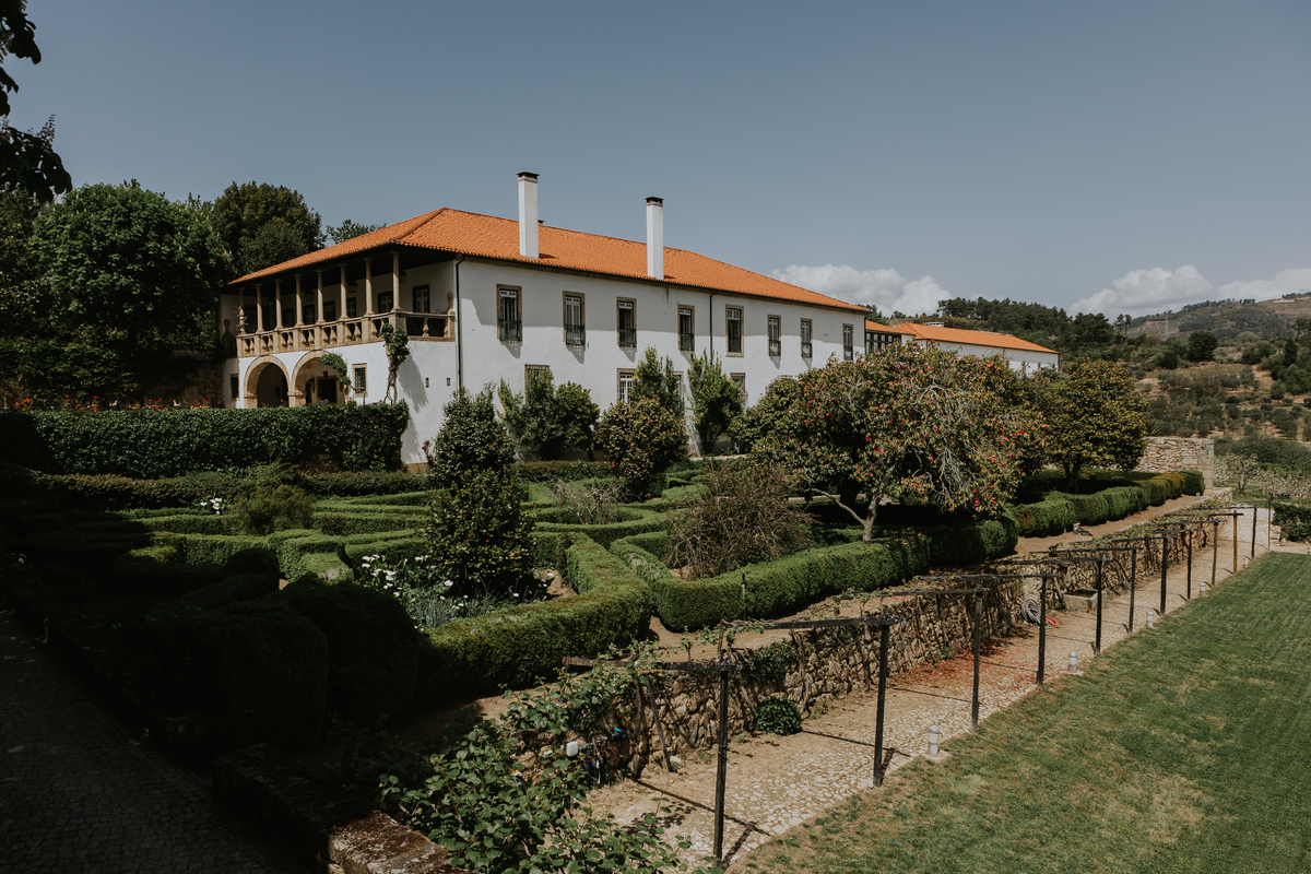 Vista hotel rural casa viscondes varzea