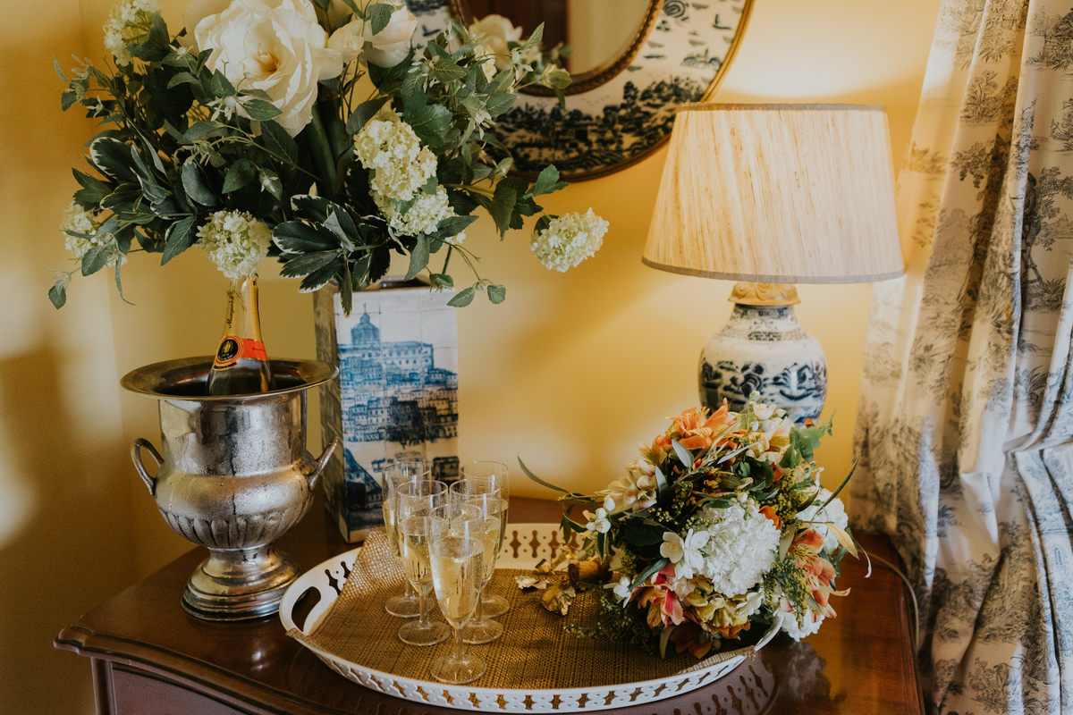 Quarto noiva hotel rural casa viscondes várzea casamento