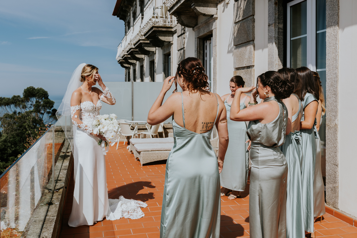 Reação damas honor