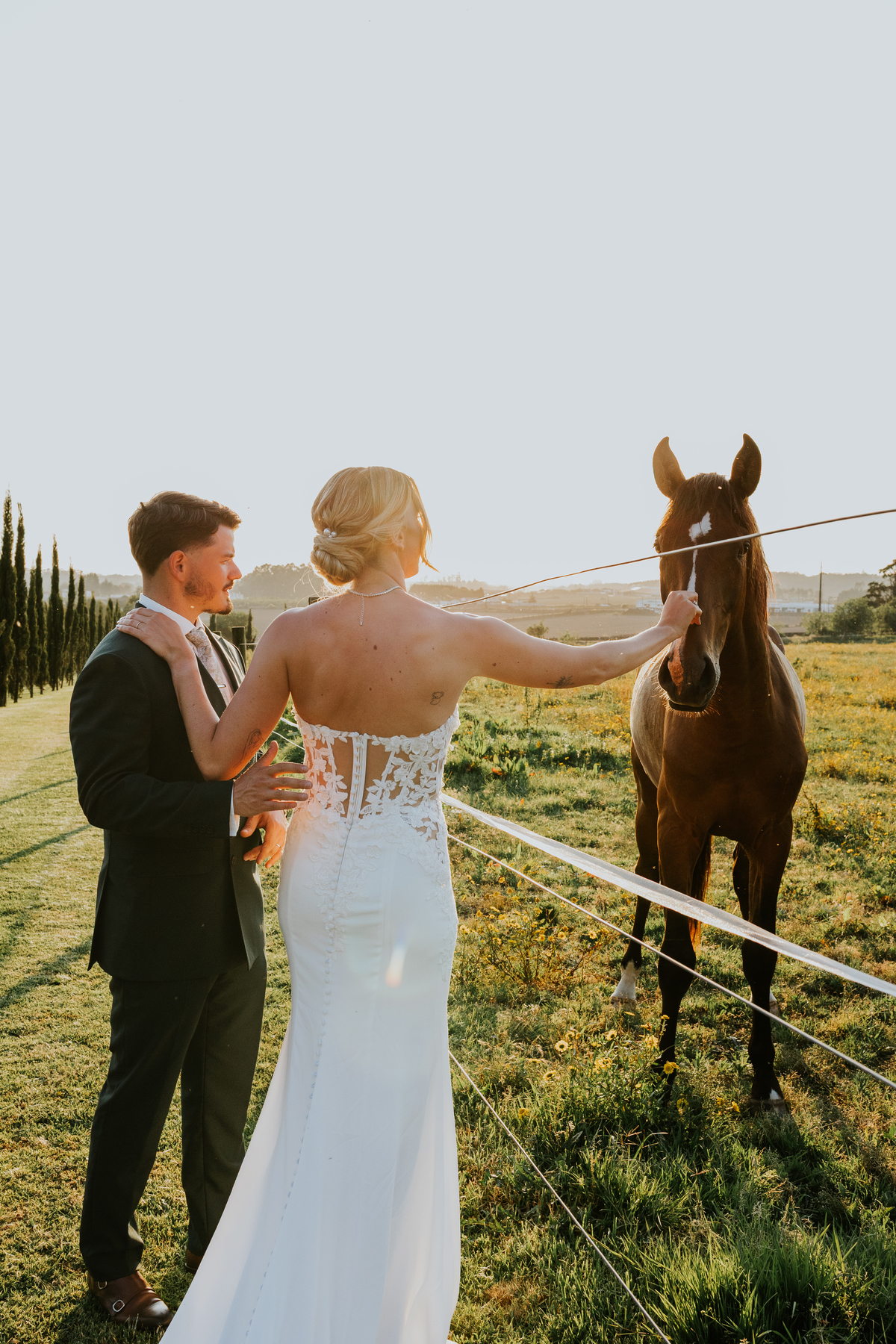 Festa casamento quinta do alferes cavalos