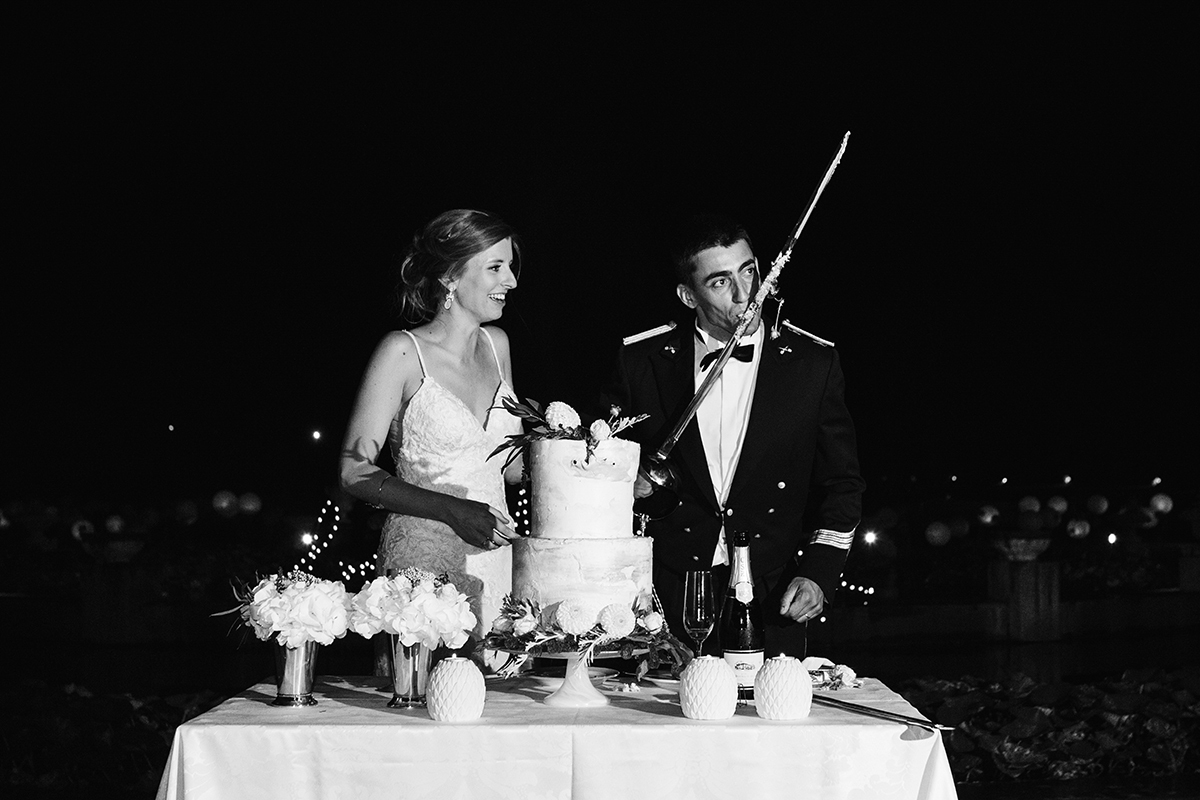 corte do bolo espada