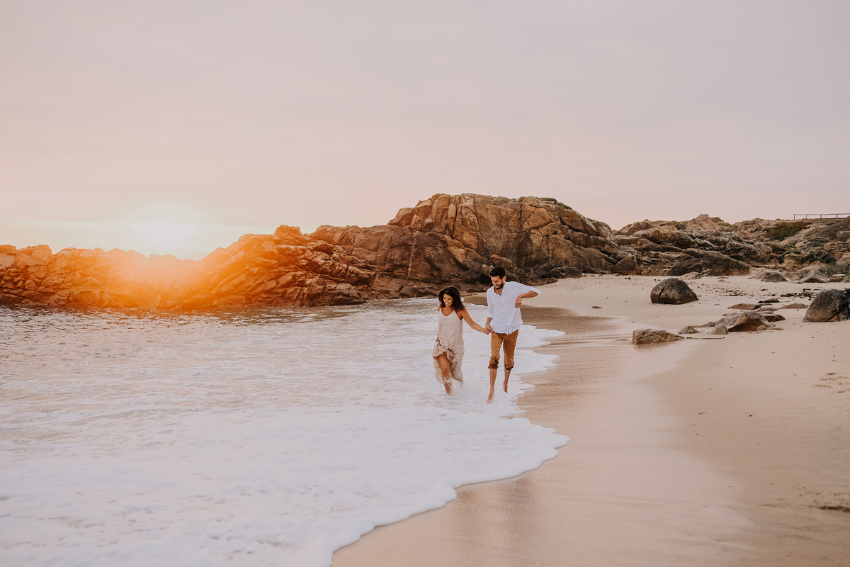 golden hour casamento sessão casal noivos