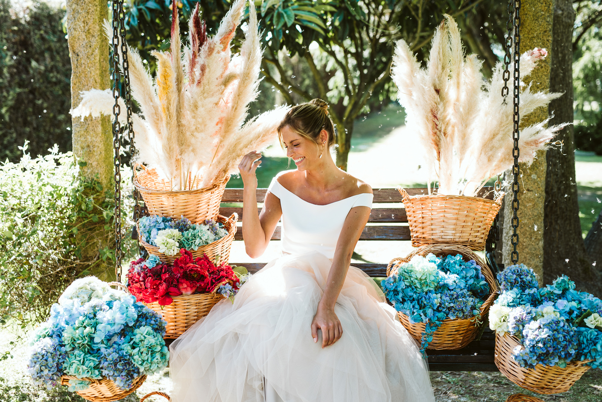 decoração quinta do alferes vestido jesus peiró noiva casamento