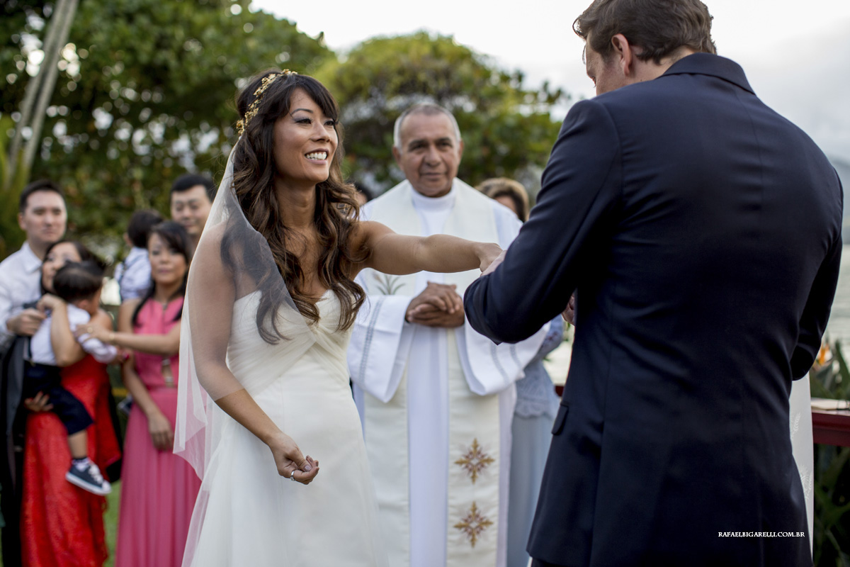 troca das alianças casamento