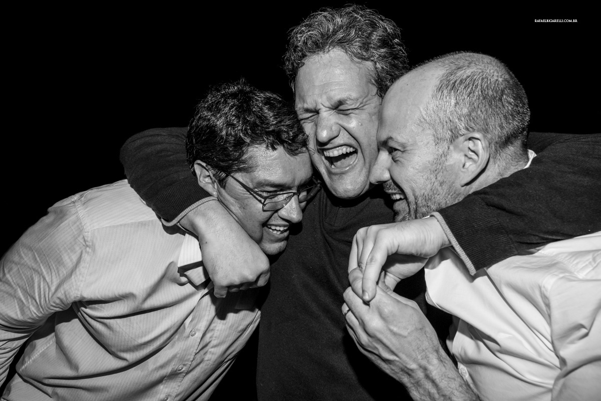 festa de casamento preto e branco noivo