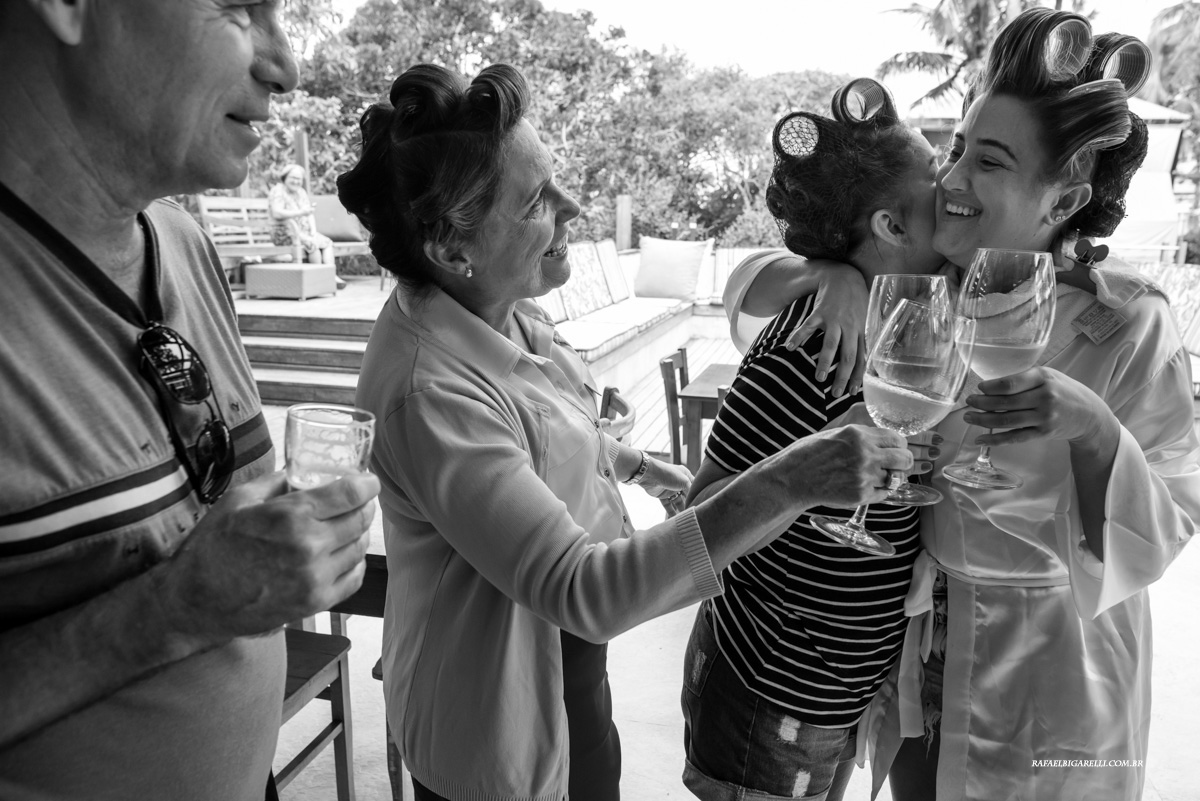 noiva se preparando para o casamento