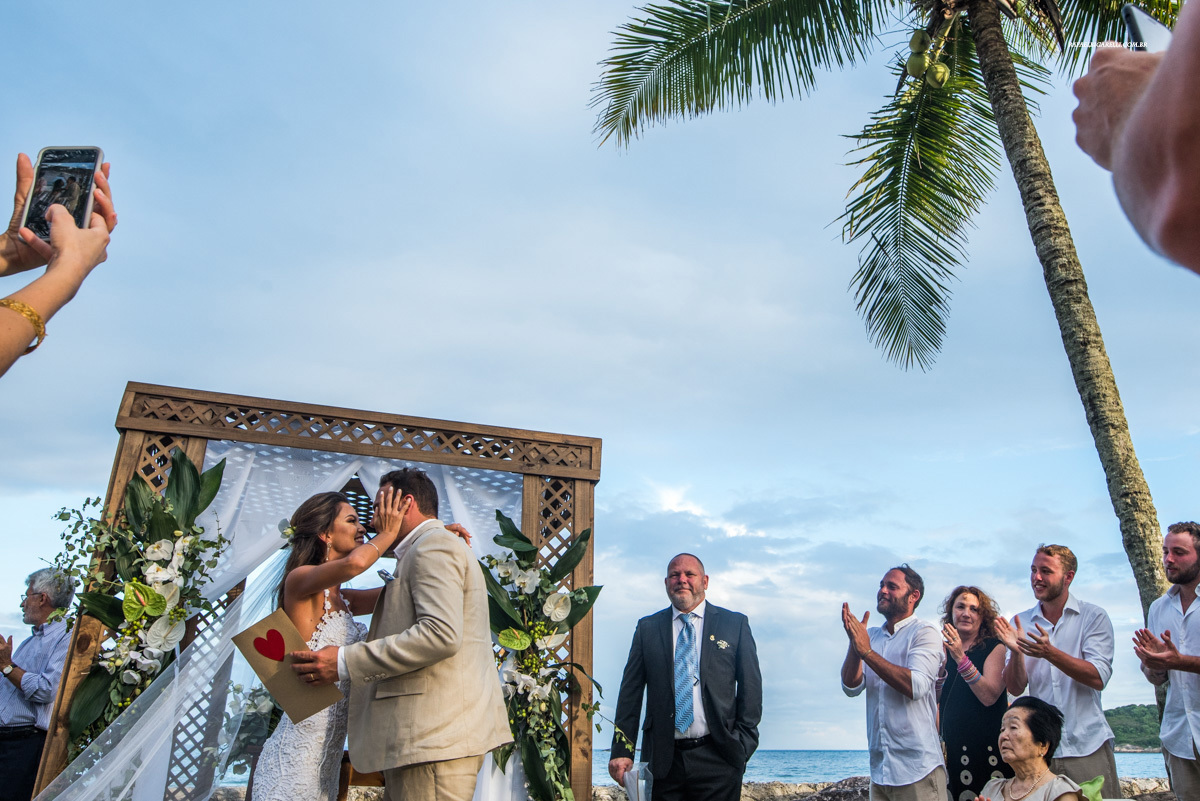 boda en playa gauruja