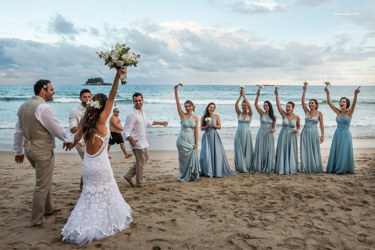 casamento na praia do guaruja