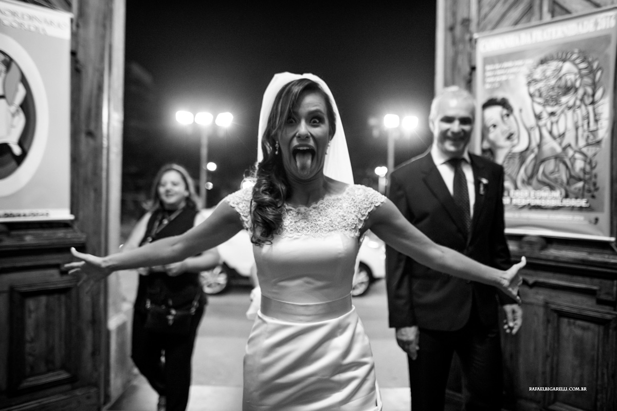 entrada de noiva não convencional