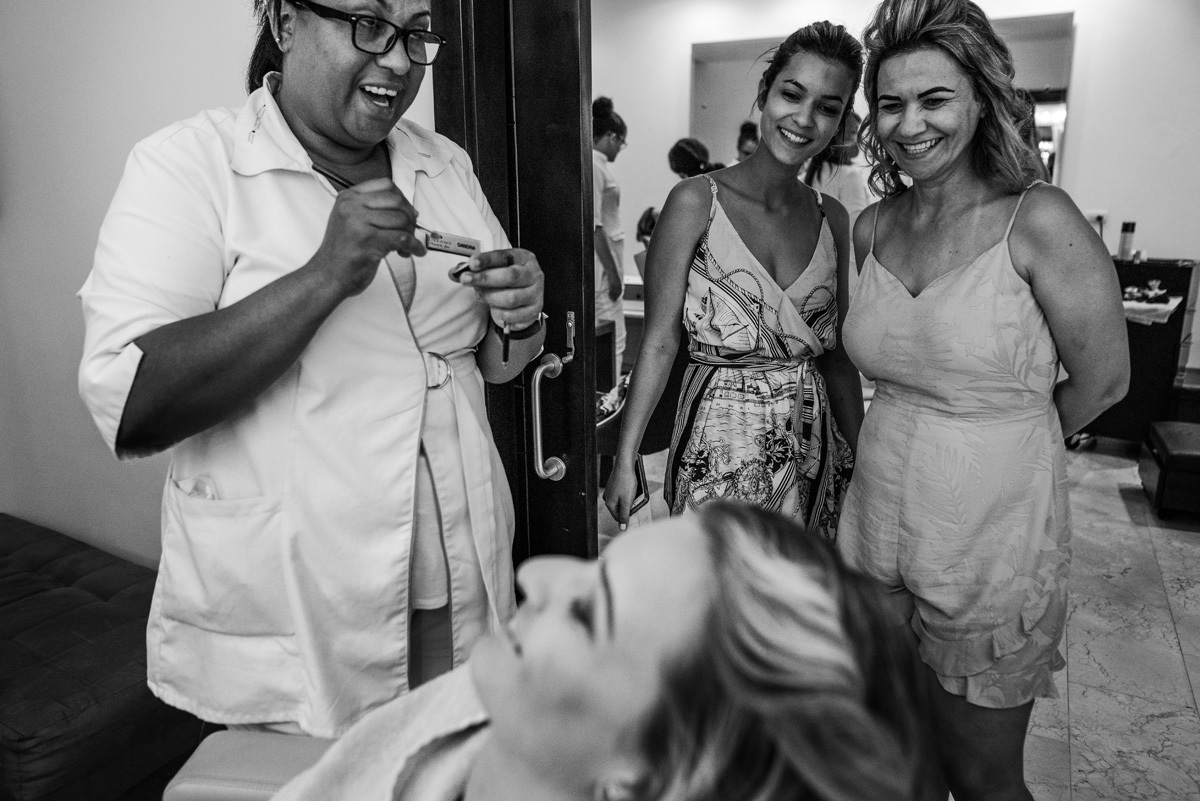 making of da noiva em casamento na praia punta cana republica dominicana