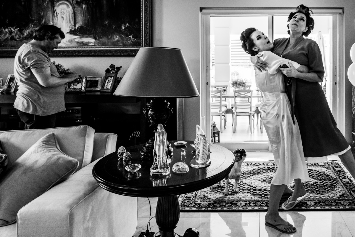 foto noiva com os pais