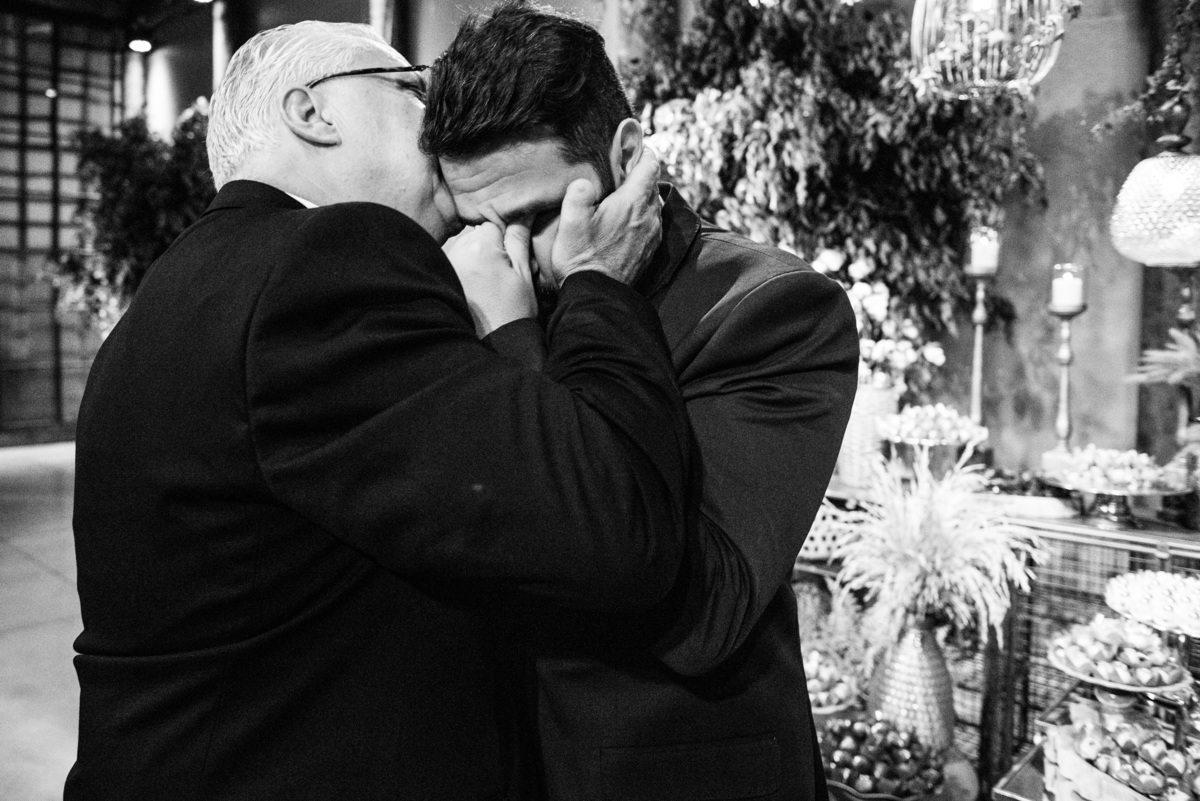 foto noivo com o pai 