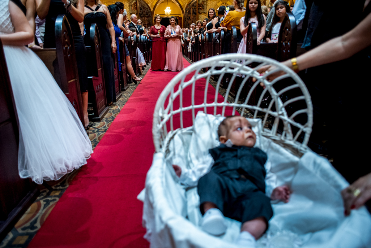 foto de criança em casamento