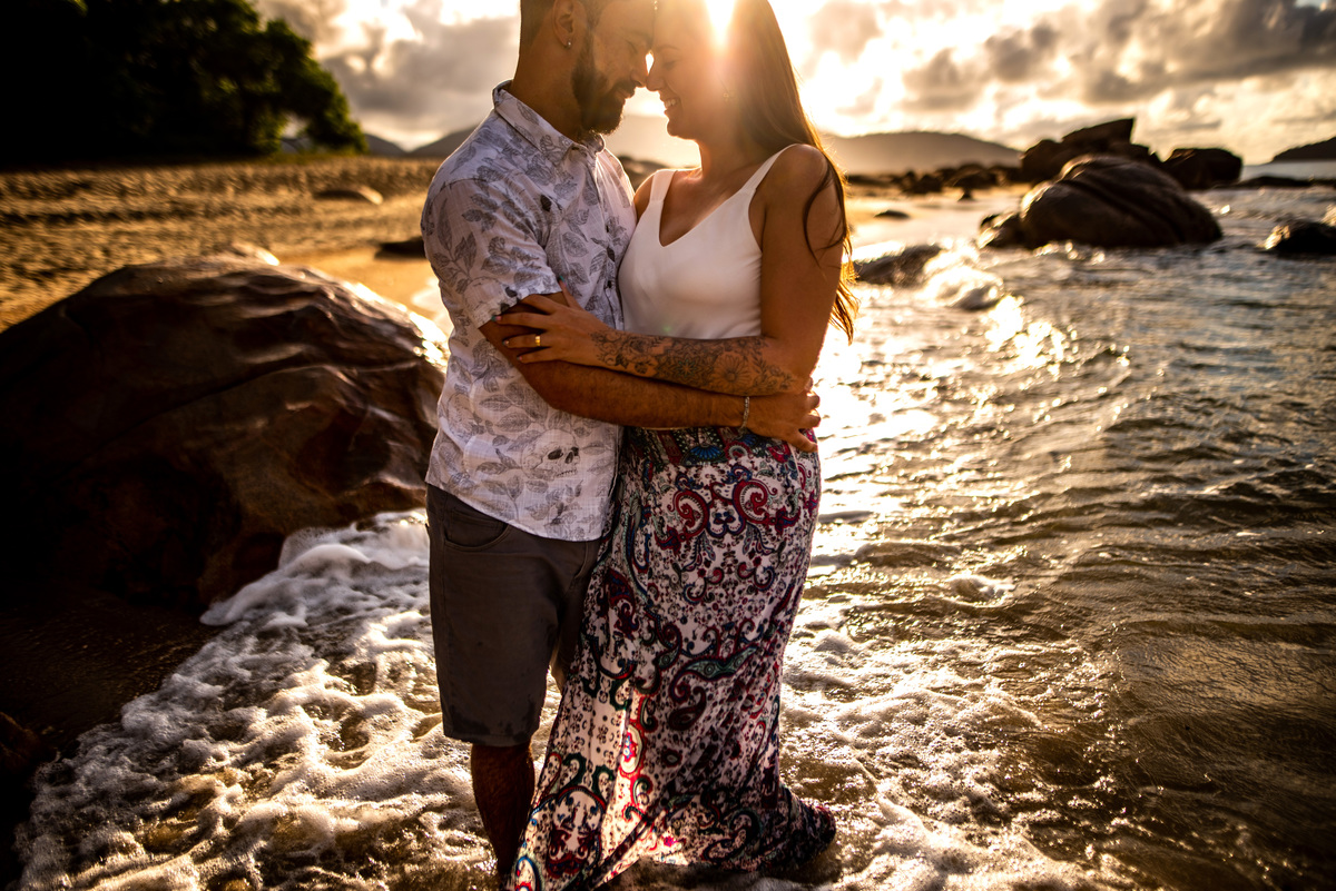 ensaio casal nascer do sol