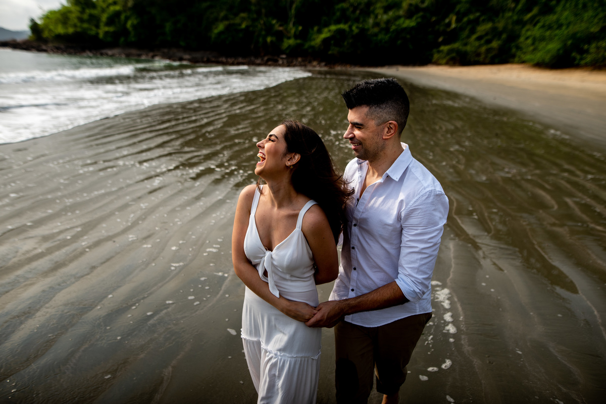ensaio na praia Ubatuba
