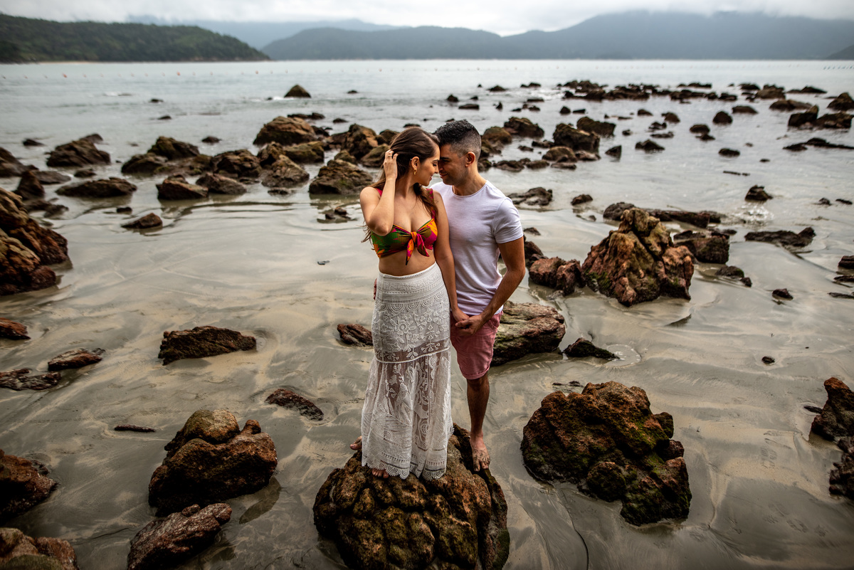 ensaio na praia Ubatuba