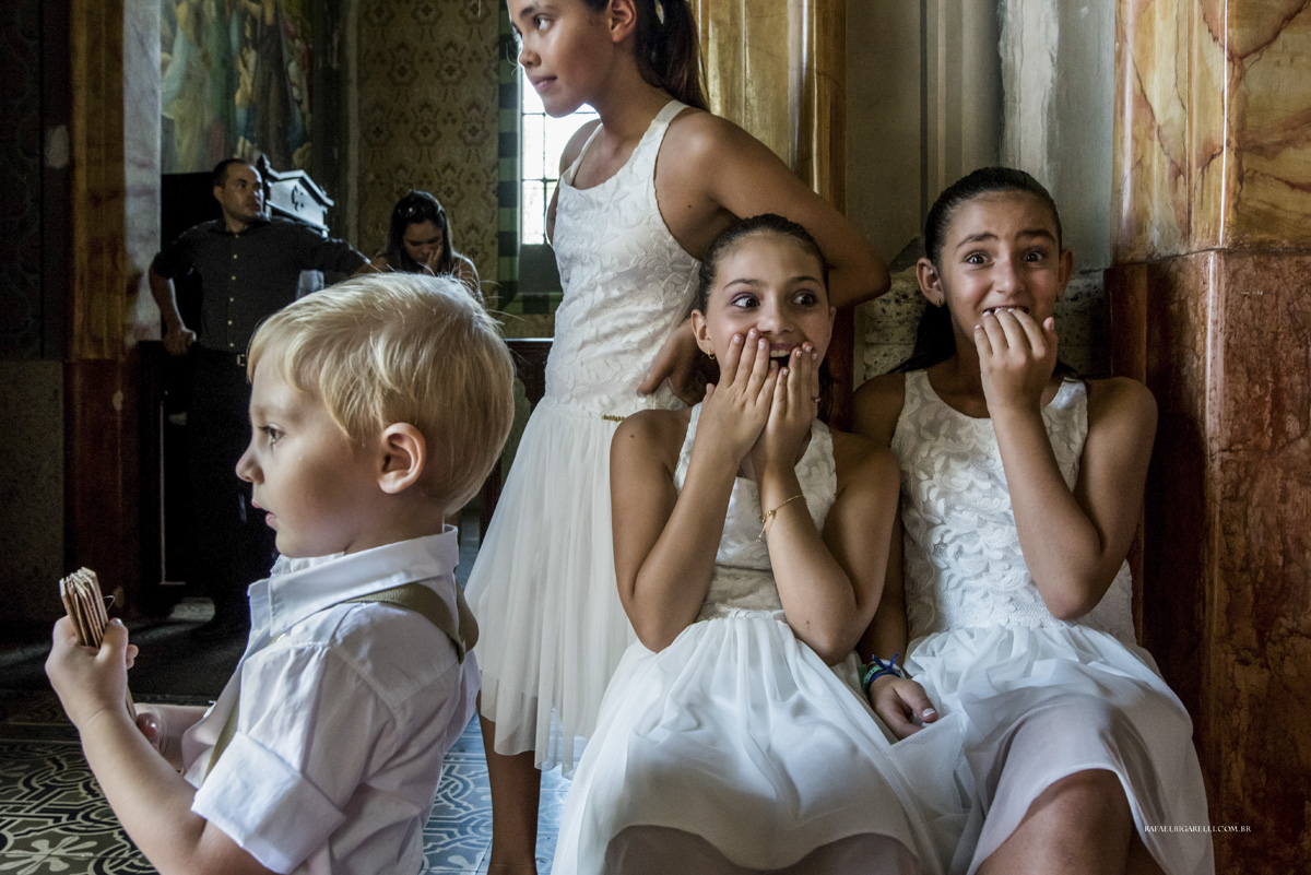 crianças casamento daminhas