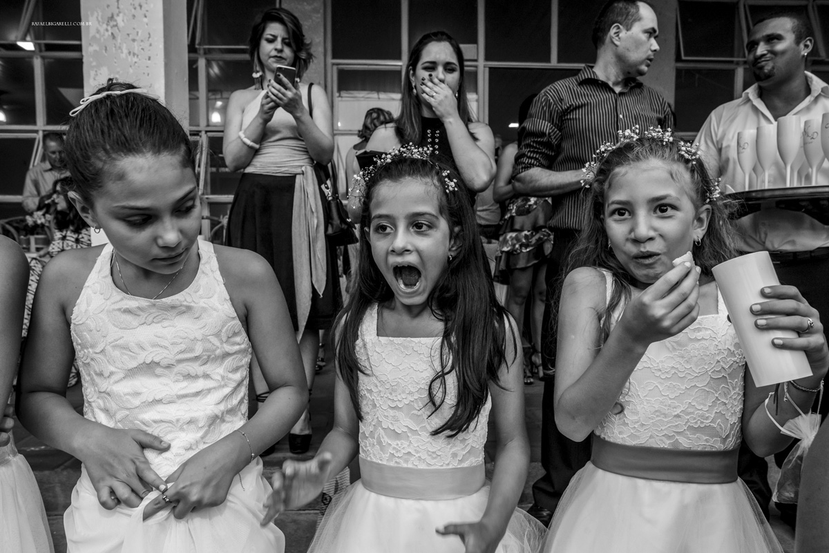 convidados do casamento preto e branco