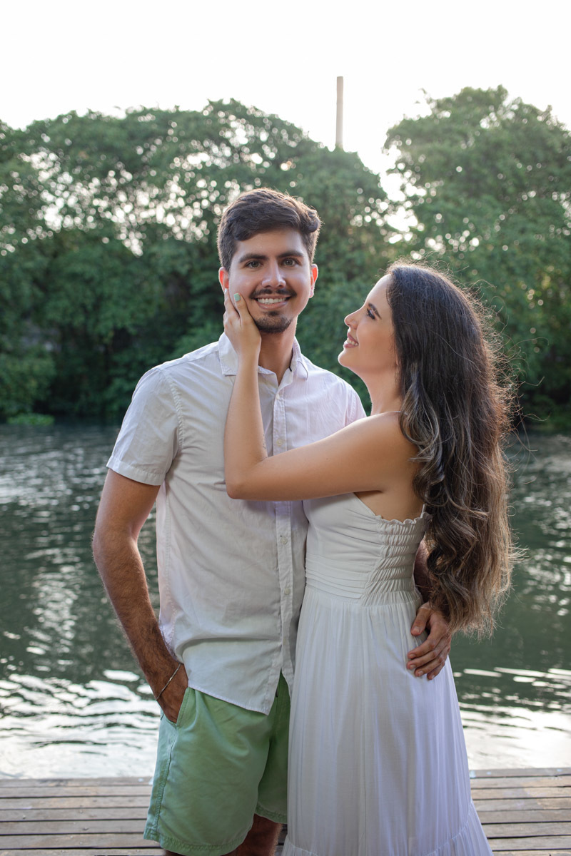 Ensaio de pré-casamento Jardim do Baobá