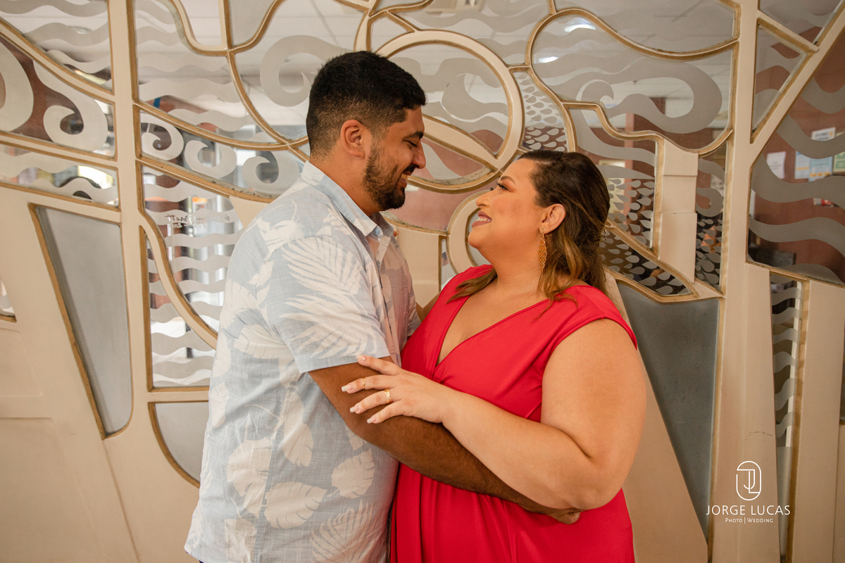 Ensaio de casal no cartório