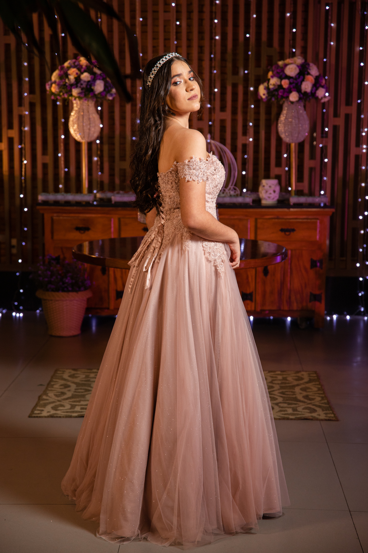 vertido vert rouge veri perry rosa cocobambu  quinze anos