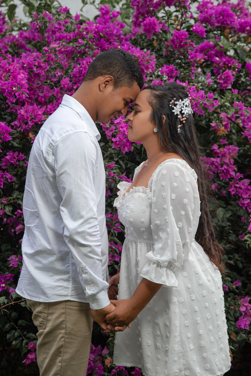 Pré-casamento flores