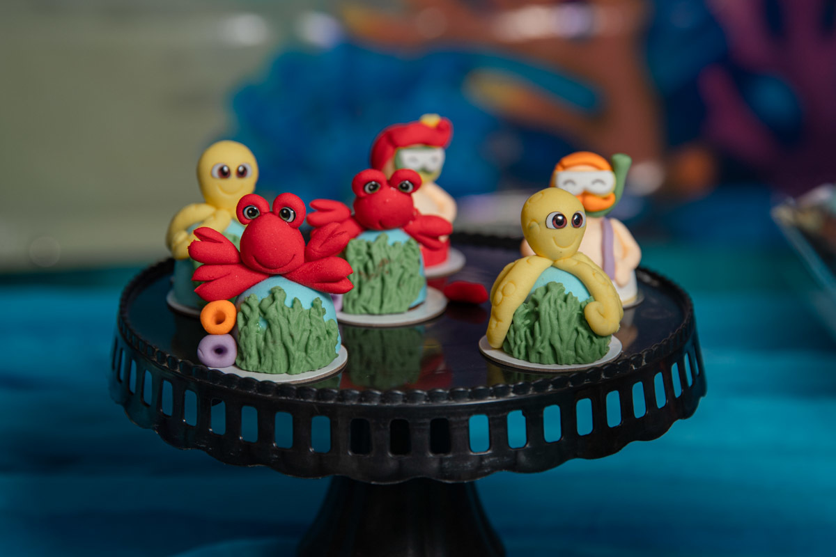 Fundo do mar cupkcake 