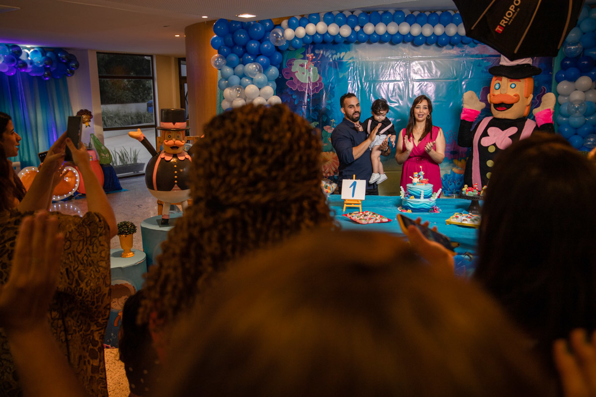 Festa 1 ano Fundo do Mar parabéns Mundo Bita