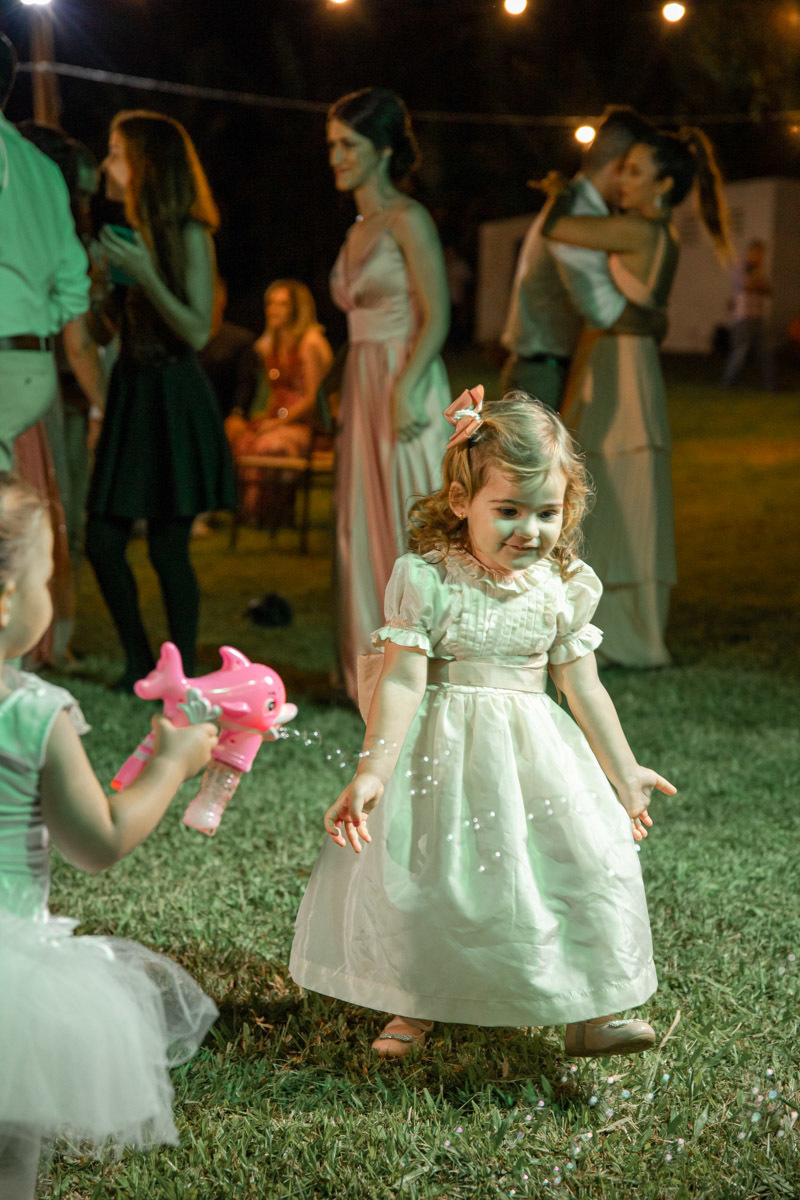 Vestido daminha festa de casamento
