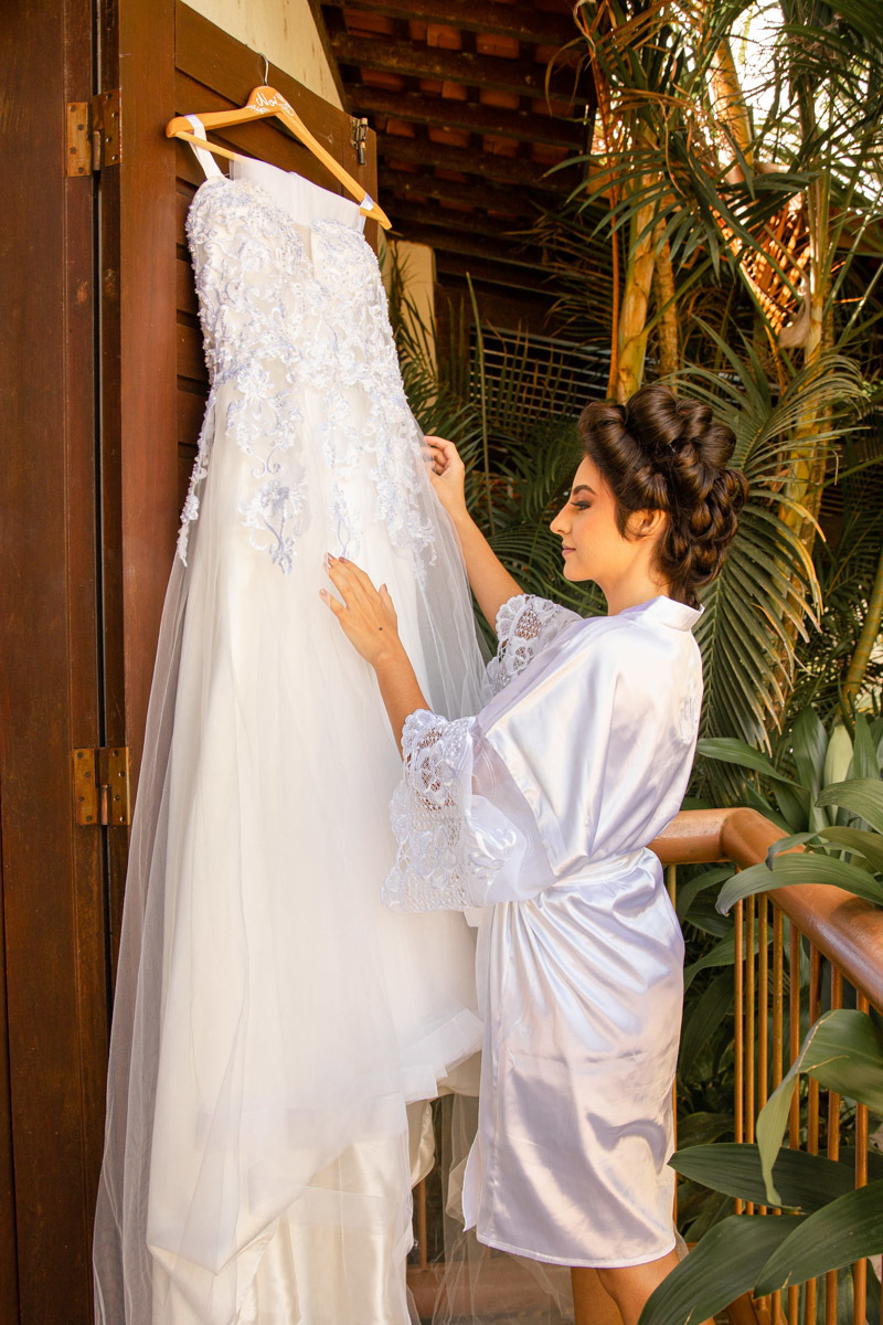Making Of da noiva vestido